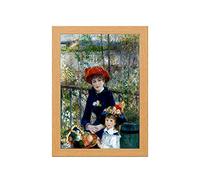 stortvalley Renoir TWO SISTERS Impressionist Print in Glass Fronted 10" x 13.5" Frame