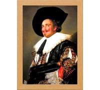 stortvalley THE LAUGHING CAVALIER by Frans Hals Print in Glass Fronted 10" x 13.5" Frame