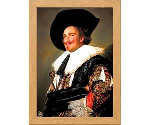 stortvalley THE LAUGHING CAVALIER by Frans Hals Print in Glass Fronted 10" x 13.5" Frame