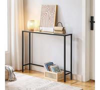 STORVO Black Metal Hallway Console Table