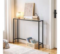 Storvo Black Metal Hallway Console Table Storvo Black