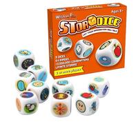 Story Block Dice - Creative Storytelling Game For Kids & Families | Tabletop Dice Set With 9 Acrylic Cubes | 11x10x2.5cm 92g, Enhances Language Skills Social Interaction Confidence, Casual Fun