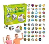 Story Cubes -9Pcs Creative Family Dice Game | Fun Board Games | Brain Teasing Puzzle Games | Storytelling Dice | Story Telling Game For Kids, Adults, Party Nights & Educational Learning