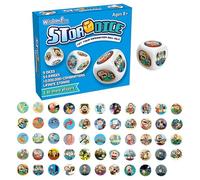 Story Cubes -9Pcs Creative Family Dice Game | Fun Board Games | Brain Teasing Puzzle Games | Storytelling Dice | Story Telling Game For Kids, Adults, Party Nights & Educational Learning