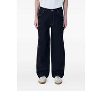 STORY mfg. Poetry logo-patch jeans - Black S-M-L