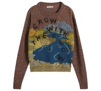 Story mfg. Women's Hand Knit Piper Jumper Brown