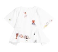 Story mfg. Women's Ramson Top Ecru Earth Trip