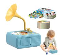 Story Music Player For Kids Storytelling Toys 11.5x9.5x6.5cm Children's Phonograph Story Music Player Musical Sensory Toy Toddler Pre-Kindergarten Toy With 96 Cards For Kids Aged 3-12