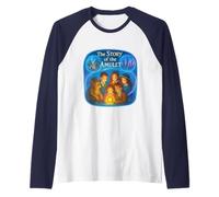 Story of The Amulet E. Nesbit Fantasy Classic Adventure Raglan Baseball Tee