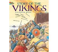 Story of the Vikings Coloring Book