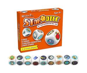 Story Time Dice - Colorful Symbol Blocks, Interactive Language Builder, Narrative Development Tool, Fun Communication Aid, Expressive Learning Material Encouraging Kids’ Creativity | Perfect During Gr