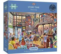 Story Time Jigsaw Puzzle Book Shop Children Cafe 1000 Pieces