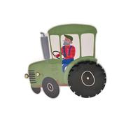 Story Time Money Box - Old MacDonald Tractor - Fun Piggy Bank for Kids, Nursery Savings Box