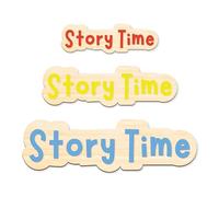 Story Time Plaque: Book Themed Decor, Reading Corner Sign, Bedroom Decor, Home Library Sign, Book Lover Gift