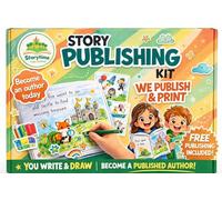 Story Writing Kit - Create & Publish Your Own Storybook! | Real Printed Book Keepsake | DIY Writing & Drawing Craft Kit | Creative Gift for Kids Ages 5, 6, 7, 8, 9, 10