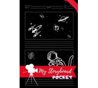 Storyboard 16:9 Pocket, A5 Notebook, Space edition,108 pages: Blank Sketchbook | 2 Large Storyboard Sketch Pad | 16:9 Thumbnail Template Panels | ... | Great for Movies, series, documentaries