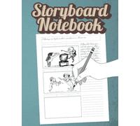 Storyboard Book: Professional Blank Story Boarding Sketchbook Templates Book for Directors, Filmmakers, Creative Artists, Animators and Film Students | Teal Cover