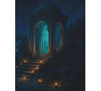 Storyboard Journal - Midnight Archway Edition: A Creative Notebook to Sketch Comic Panels, Plan Scenes, and Build Visual Stories