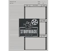 Storyboard Notebook 16:9: Blank Storybook Sketchbook | Thumbnail Template Panels | Large Story Board Sketch Pad Professional Journal ... Directors, Students, Animators and Artists