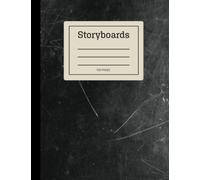 Storyboard Notebook - 8.5 x 11 - 100 pages with boards and boxes for dialogue and action: Great for your next film!