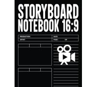 Storyboard Notebook: Craft Your Vision with 16:9 Widescreen Layouts