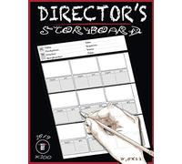 Storyboard Notebook for Directors: Director's Notebook Template 16/9 Panel - 8.5 x 11 inches Layouts - 100 Pages US Letter (Storyboard Templates)