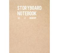 Storyboard Notebook ***NEW*** - 16:9 - 4:3 - Cinemascope. 2 frames per page, 120 pages. Storyboard Pro Template Book for Directors, Storyboard Artists, Animators and Film Students