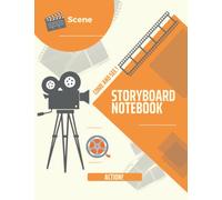 Storyboard Notebook: Professional Storyboard Sketchbook Pad with 9 16:9 Story Board Frames: 200+ Pages