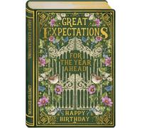 Storybook Birthday Card Great Expectations Classic - Novel Design Greeting Card