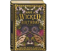 Storybook Birthday Card Wicked Witch Spell Show - Novel Design Greeting Card