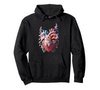 Storybook style cute heart funny unisex design for tee Pullover Hoodie