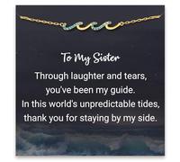 STORYJEWELLERY bracelets for women sister gifts christmas gifts for sisters gifts for sister gifts from sister birthday gifts from sister gifts for teen girls gold plated bracelet, Una talla, Metal