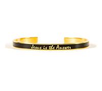 STORYJEWELLERY Story Jewellery Cuff Bangle Bracelets for Women, Religious Christian Faith Pray Jesus Catholic Bracelets for Women, Jewelry Gifts for Mother Daughter, Friends, Sisters, Metal, no