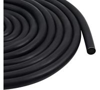 Storystore Backer Rod for Gaps and Joints, 10mm x 3m Black Foam Rubber Caulk Saver for Weather Stripping, Door Seal, Concrete Expansion Joint Filler Rope