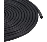 Storystore Backer Rod for Gaps and Joints, 6mm x 3m Black Foam Rubber Caulk Saver for Weather Stripping, Door Seal, Concrete Expansion Joint Filler Rope