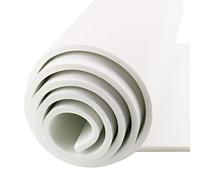 Storystore Self Adhesive Foam Roll 300mm(W) x 6mm(T) x 1.5m(L) High Density Foam Sheet with Adhesive Backing, Furniture Pads Floor Protectors, Anti-Scratch, Non Slip (White)