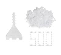 Storystore Tile Leveling System 2mm, 500 Pcs Tile Spacers, Tile Spacers Leveling System for Professional Ceramic Tile and Stone Installation, Effortless DIY Install, Precision Gap Control