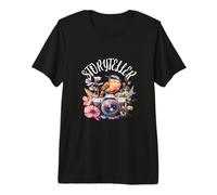 Storyteller Camera Photography Bird Photographer Premium T-Shirt