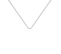Hot Diamonds 16-18" Sterling Silver Box Chain CH031 - Sterling Silver / Rhodium Plated