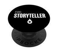 Storyteller Writer Journalist Blogger Writing PopSockets Adhesive PopGrip