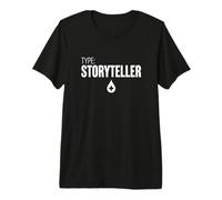Storyteller Writer Journalist Blogger Writing Premium T-Shirt