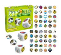 Storytelling Dice - Creative Story Cubes Game, Fun Family Tabletop DiceGame for Kids & Adults, Educational Imagination Builder, Interactive Party Game for Story Creation & Learning (9 Dice Set)