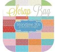 Storytime 30s Scrap Bag (Approx 2 Yards) by RBD Designers for Riley Blake 2 Yards DIY Quilt Fabric