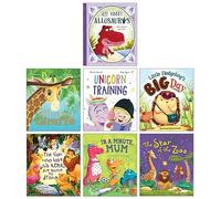 Storytime Picture Books Collection 7 Books Set (The Star of the Zoo, The Short-Sighted Giraffe, All About Allosaurus, Unicorn Training, Little Hedgehog's Big Day, In a Minute, Mum & 1 More)