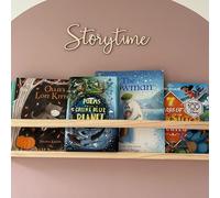 Storytime Sign,Wooden Reading Corner Sign,Nursery Decor for Children's Bedroom - Gift for Baby - Home Decor