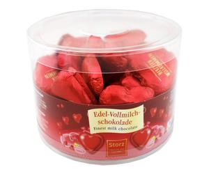 Storz Heart Chocolate Welcome 50 Chocolate Hearts 450g