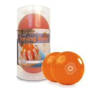 STOTT PILATES Toning Ball Two-Pack (1 -Pound, Orange)