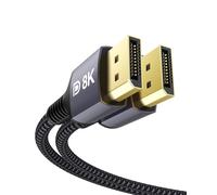 Stouchi 2Pack DisplayPort Cable 1.4 240Hz 3M/10FT DP1.4 Support 8K@60Hz 4K@60Hz/144Hz/120Hz 5K@60Hz/120hz 2K@165Hz/240Hz FreeSync G-Sync 32.4Gbps HDR10 Display Port Lead for Monitor -Black