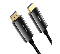 Stouchi 8K HDMI Fiber Optic Cable 20M 48Gbps Ultra High Speed,In Wall CL3 Rated,AOC Support 8K@60Hz,4K@120Hz/144Hz Dynamic HDR eARC Dolby HDCP2.2 Compatible with PS5,Xbox SeriesX,LG TV