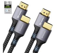 Stouchi 8K Ultra High Speed HDMI® Cable HD 48 Gbp/s High Speed 8K60 4K120 144Hz RTX 3080 eARC HDR10 4: 4: 4 HDCP 2.2 & 2.3 Dolby Compatible with Roku TV / PS5 / Xbox Series X,3m(10ft) 2 Pack